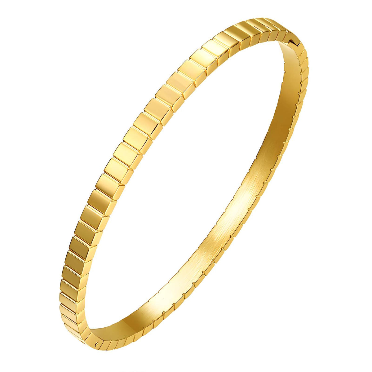 Bracelet, 18K Gold-plated steel