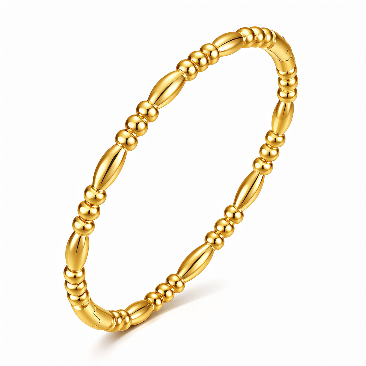 Bracelet, 18K Gold-plated steel