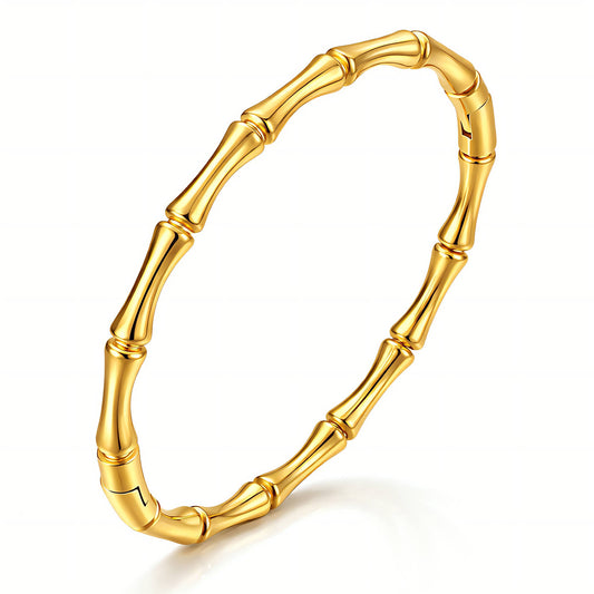 Bracelet, 18K Gold-plated steel